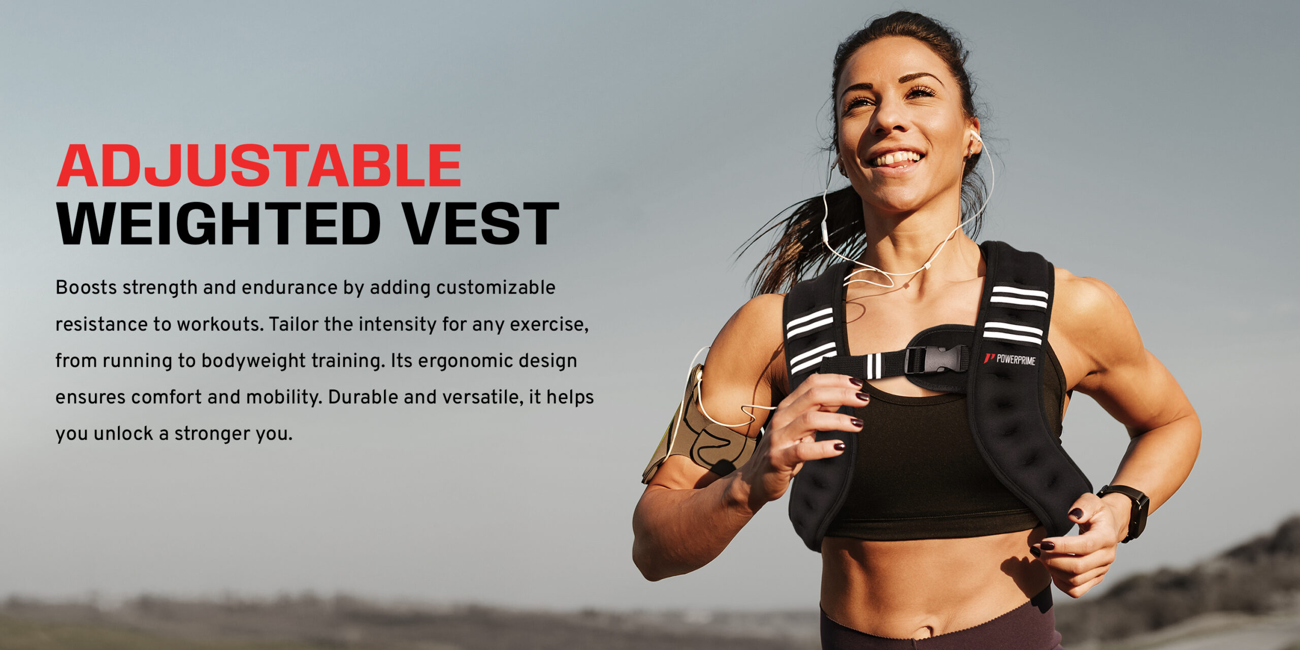 PowerPrime weighted vest lifestyle training